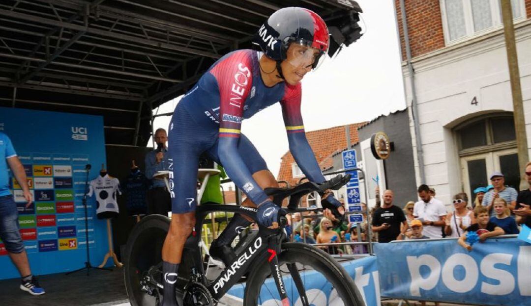 Egan Bernal en el Tour de Dinamarca