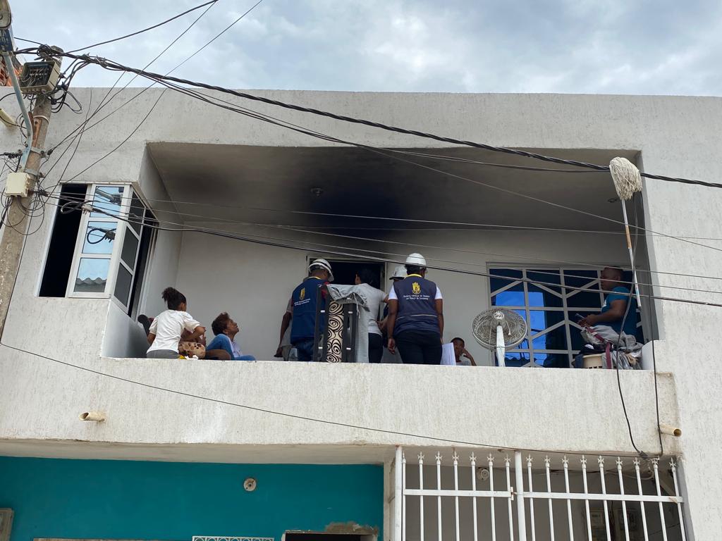 Incendio en Olaya Herrera
