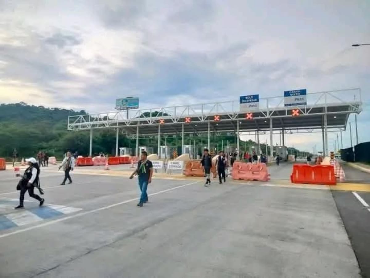 Comunidades indígenas habilitan paso gratuito en el peaje Neiva - Aipe