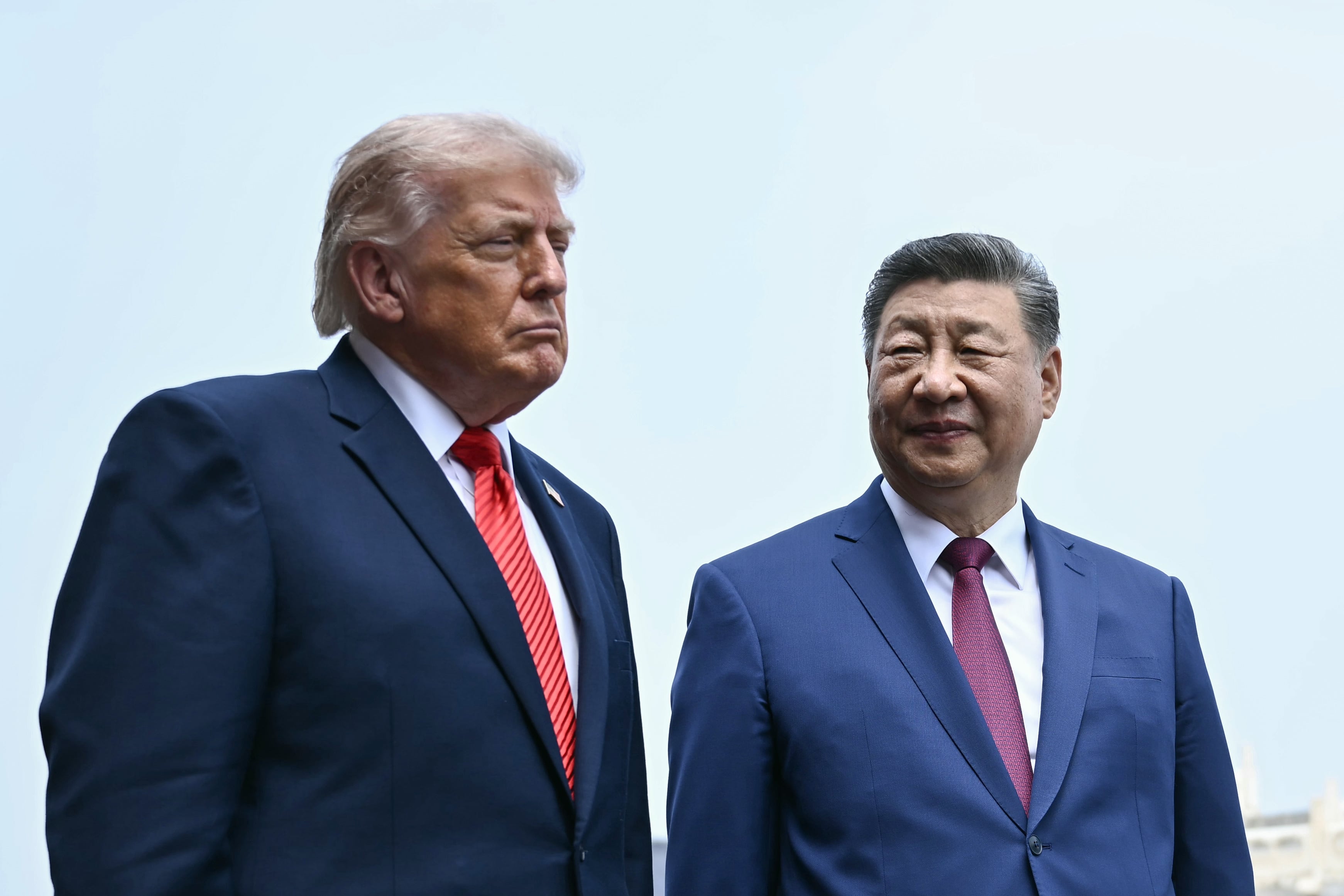Trump revela que habló "mucho" sobre Taiwán con Xi y que el líder chino no quiere una lucha por la independencia (Photo by Brendan Smialowski - Pool/Getty Images)