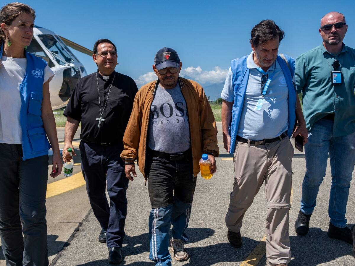 Así fue recibido Luis Manuel Díaz por la comisión de la ONU y la Iglesia Católica