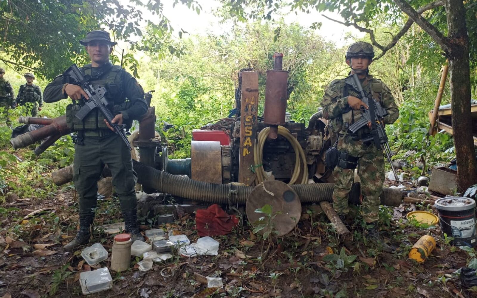 Fotografía suministrada por el Ejército Nacional.