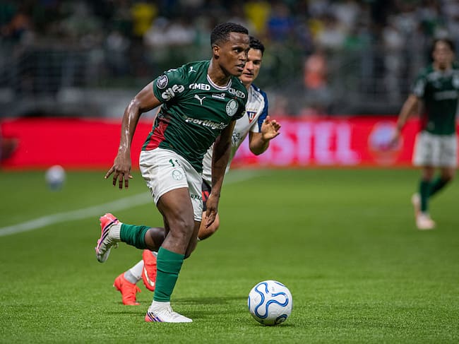 El Palmeiras de Jhon Arias a semifinales de la Copa Libertadores: dura victoria sobre Liga de Quito. (Photo by Riquelve Nata/Sports Press Photo/Getty Images)