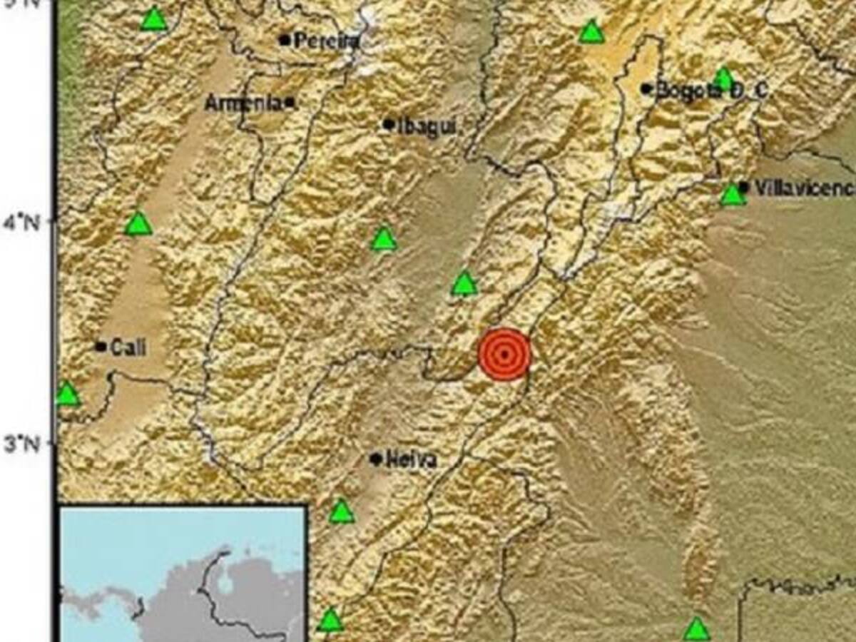 Fuerte sismo se sintió en varios municipios del Tolima