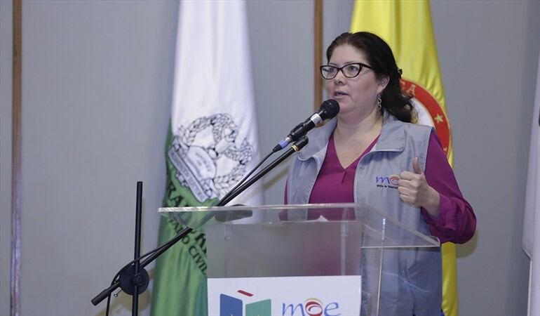 Alejandra Barrios, directora de la MOE Foto: Colprensa - Sergio Acero