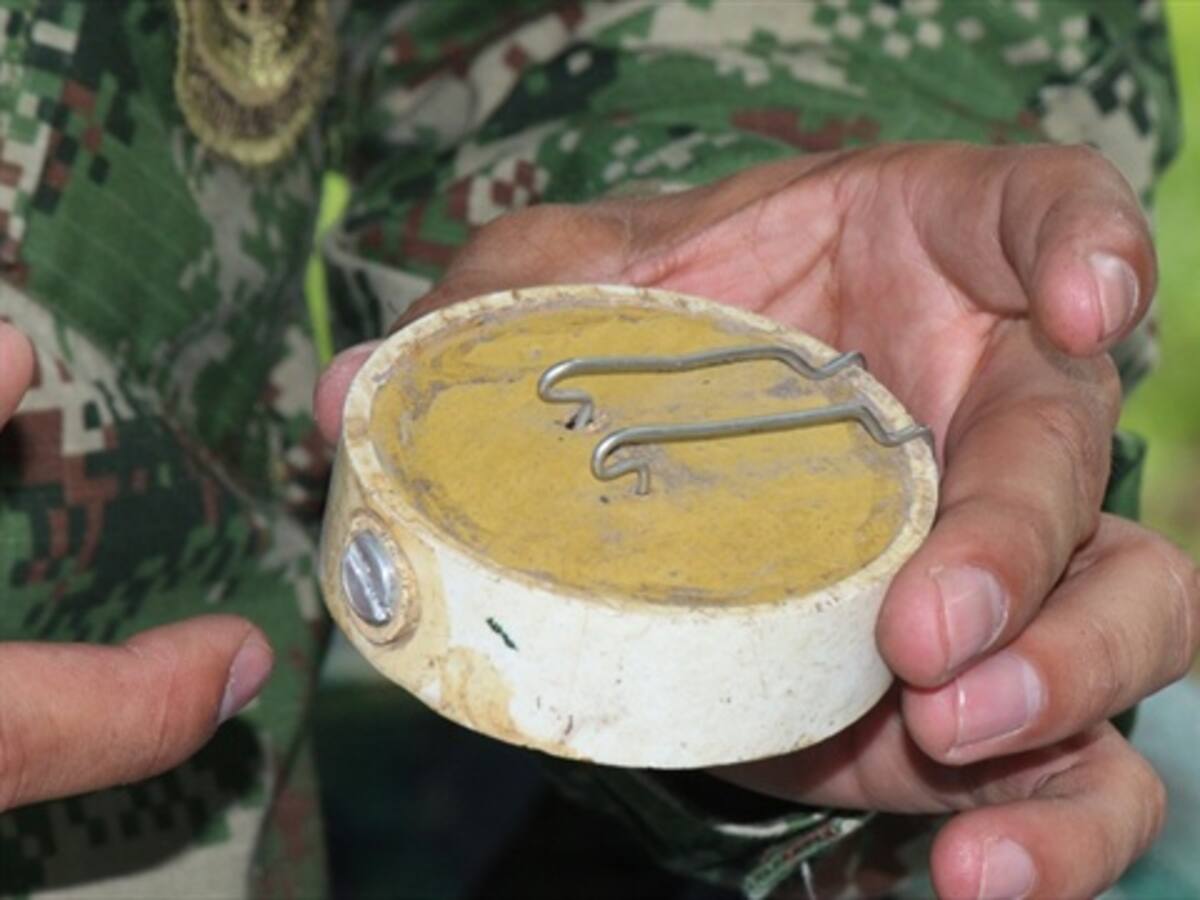 Las Farc siguen fabricando y sembrando minas: Ejército