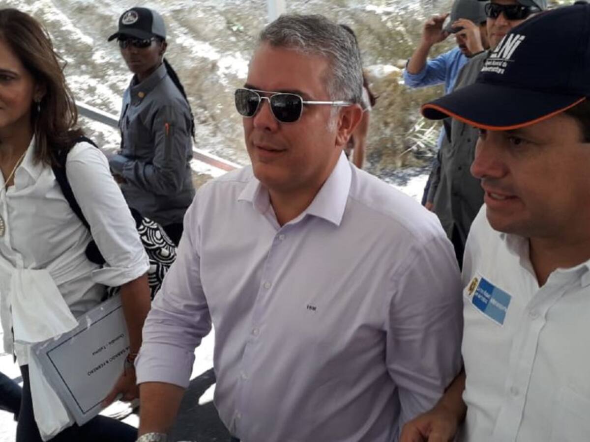 Duque: En mayo se entregarán obras del Túnel de la Línea