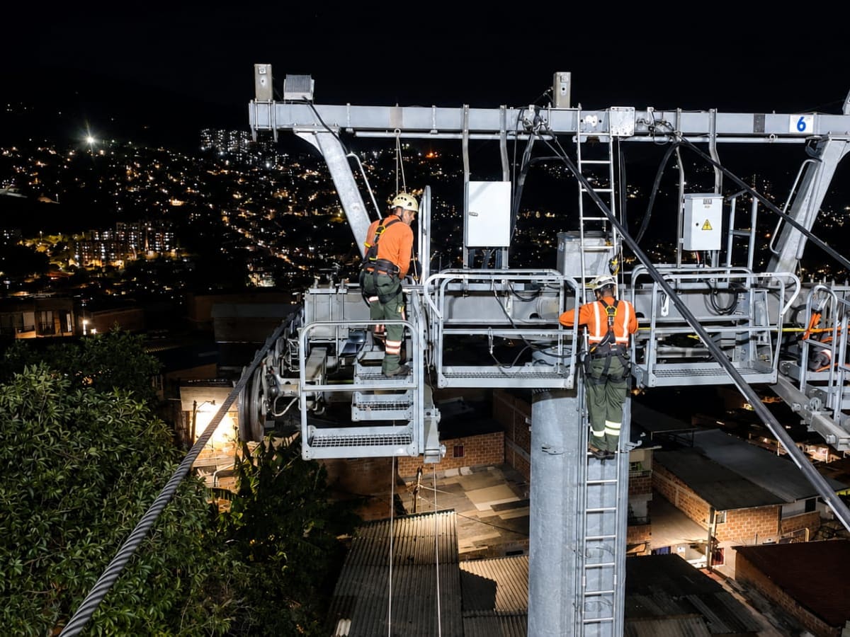 Línea H del Metrocable de Medellín continúa cerrada por inspecciones luego del terremoto