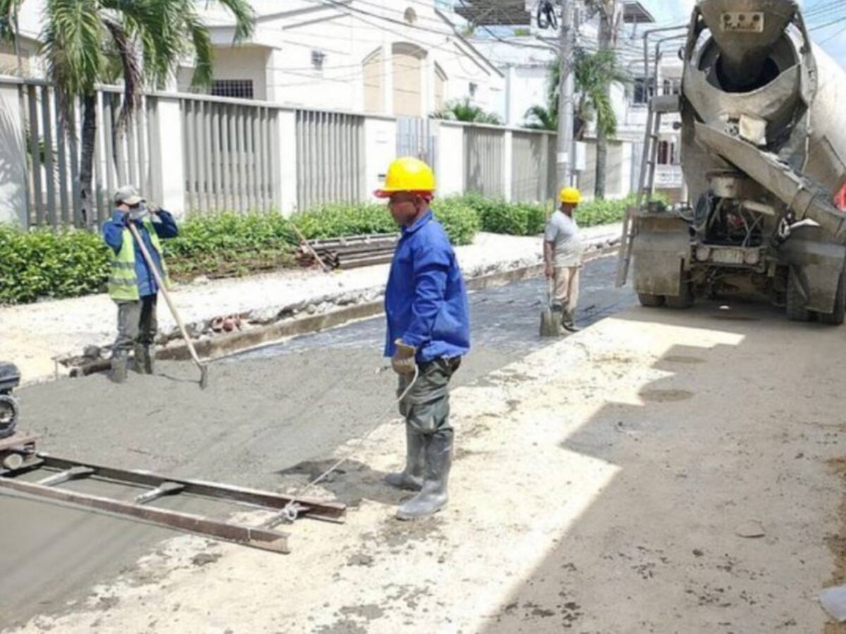 En Turbaco gobierno municipal ejecuta varias obras de infraestructura