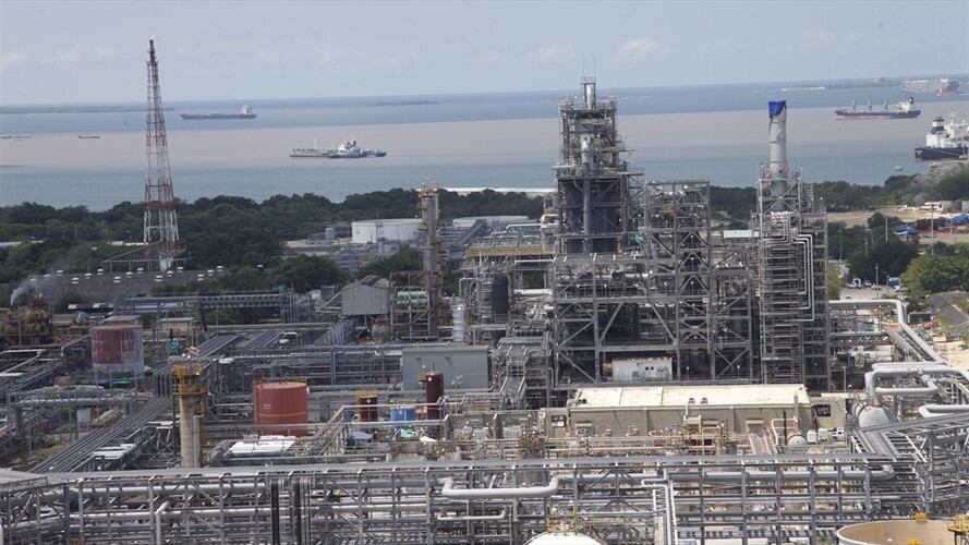 Reficar, refinería de Cartagena. Foto: Colprensa