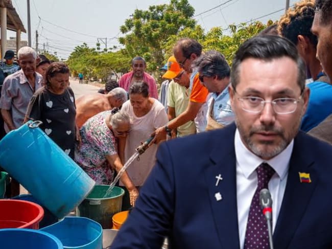 Ministro de Vivienda promete ponerle agua a Santa Marta durante debate de moción de censura. Foto: Gobernación