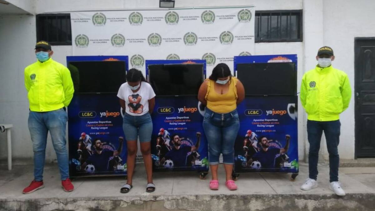 Capturan en Santa Marta a dos personas por juego ilegal
