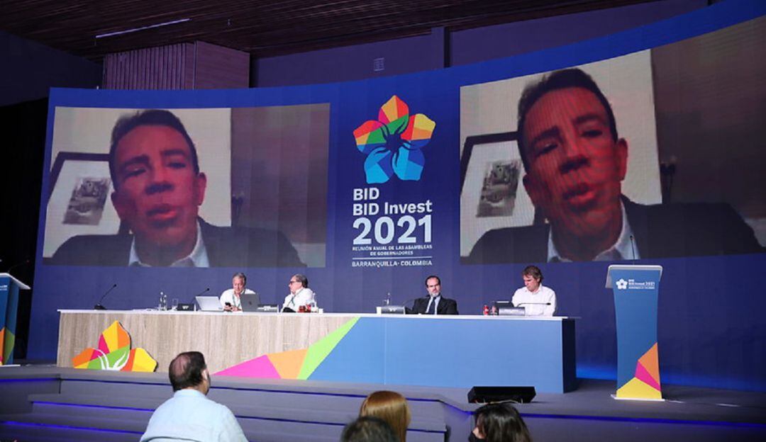 Sesion de asamblea de gobernadores del BID