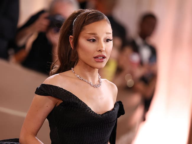 Ariana Grande at the 83rd Annual Golden Globes held at The Beverly Hilton on January 11, 2026 in Beverly Hills, California. (Photo by Jesse Grant/2026GG/Penske Media via Getty Images)