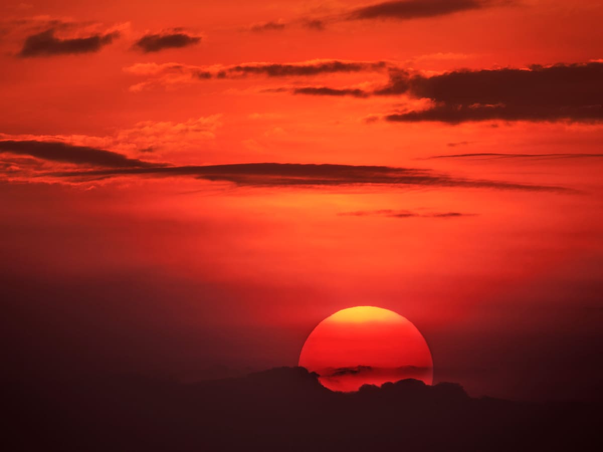 ¿Por qué se ve rojo el Sol? Explicación científica