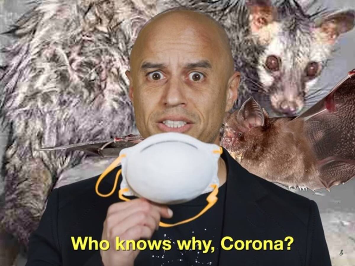 En medio del pánico del Coronavirus, un doctor trata de atenderlo con humor