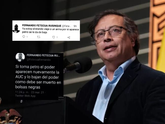 Condenan al hombre que amenazó al presidente Gustavo Petro en 2021 a través de la red social X