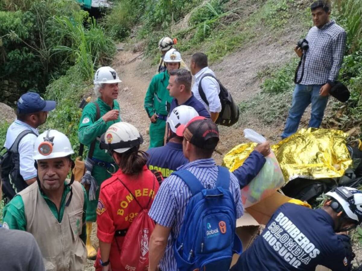 Muertos los tres mineros que quedaron atrapados en mina de Riosucio