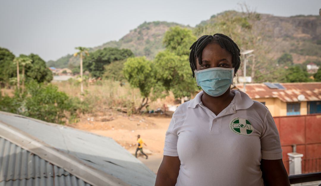 Enfermera a cargo de casos de ébola