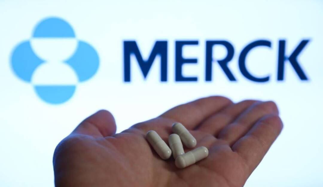 Pastillas de Merck contra el coronavirus.   Foto: Getty