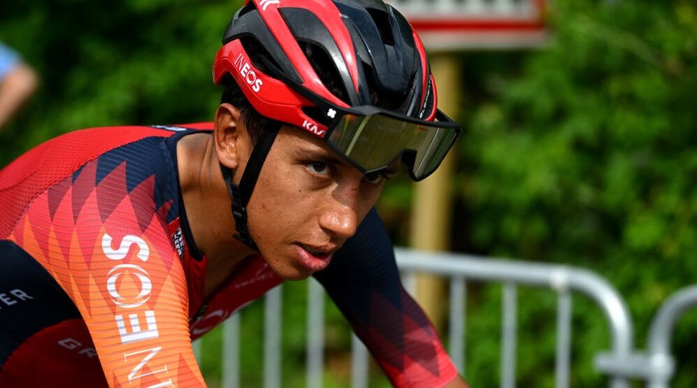 Egan Bernal, durante su participación en el Critérium del Dauphine (Photo by Dario Belingheri/Getty Images)