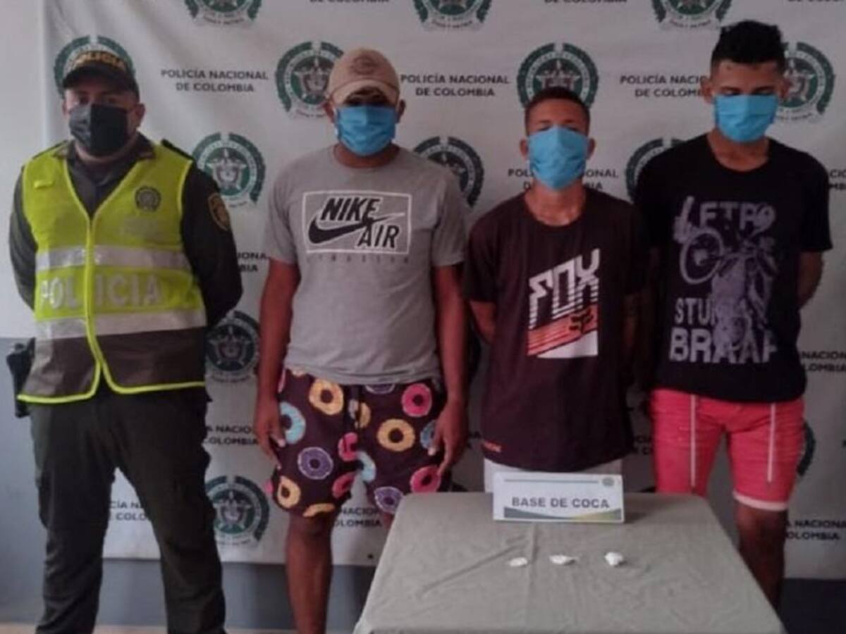 11 capturados y 500 dosis de droga incautadas en municipios de Bolívar