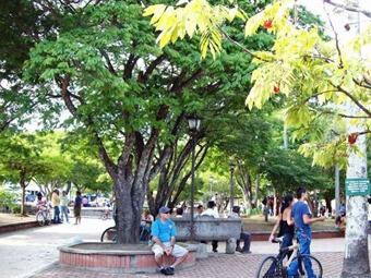 Parque principal de Roldanillo, Valle. Foto: Difusión.