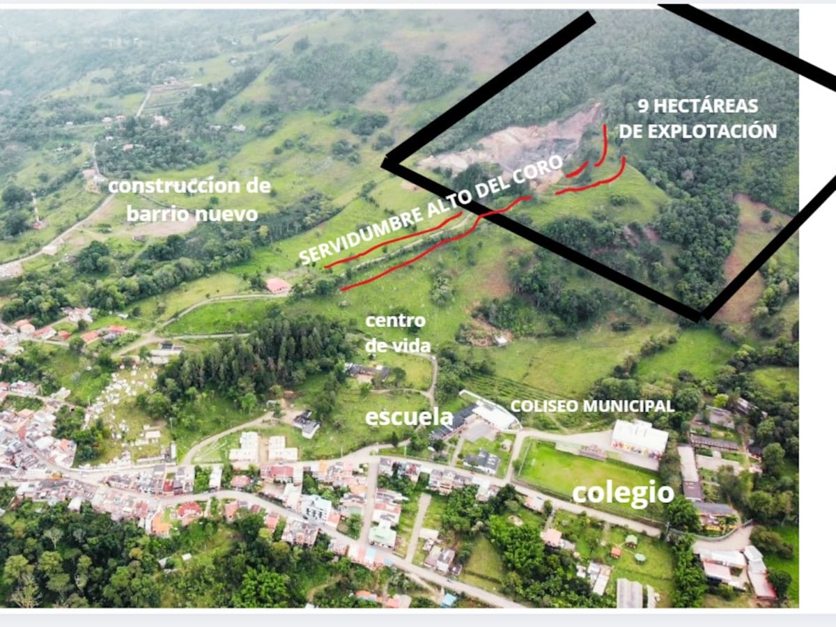 Denuncian explotación minera en Zetaquira, cerca al santuario Alto del Coro