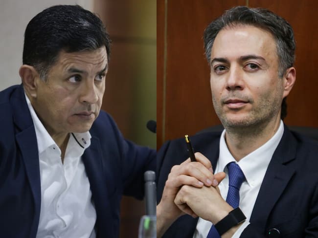 Jorge Iván Ospina y Daniel Quintero. Fotos: (Colprensa - Sergio Acero) / (Colprensa - Cristian Bayona).