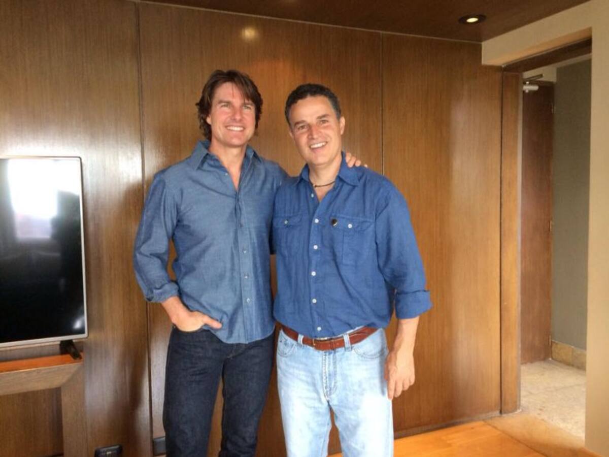 Tom Cruise se reunió con el alcalde de Medellín