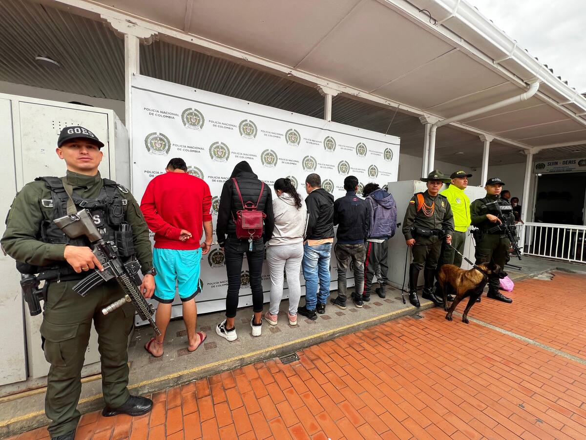 Capturan seis integrantes de la banda ‘Hera’, dedicada al tráfico de drogas en Santa Rosa