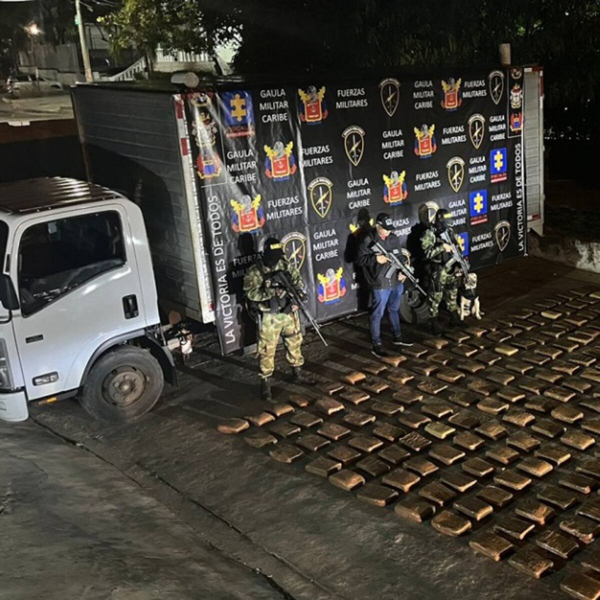 Incautan más de 330 kilos de marihuana al Clan del Golfo en Barranquilla