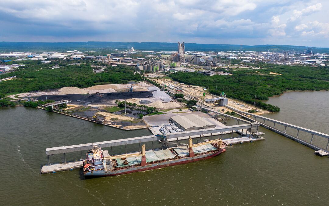Planta Cartagena Cementos Argos Bolívar