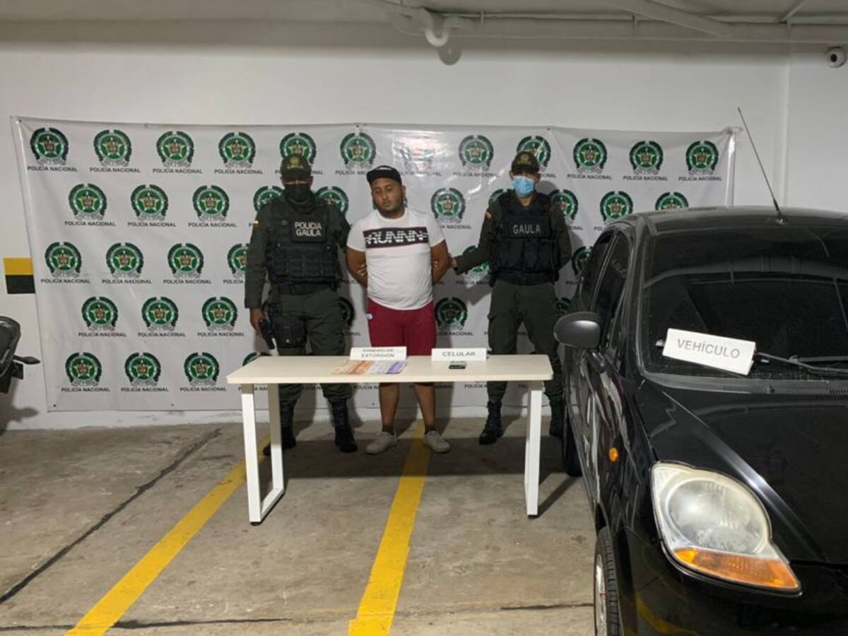 Capturan a extorsionista al suroriente de Barranquilla