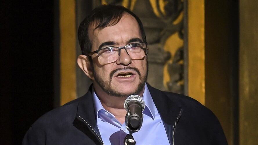 Rodrigo Londoño, conocido como Timochenko, dijo que a pesar de los incumplimientos, su partido seguirá adelante con la consolidación e implementación de los acuerdos de paz. Foto: Getty Images
