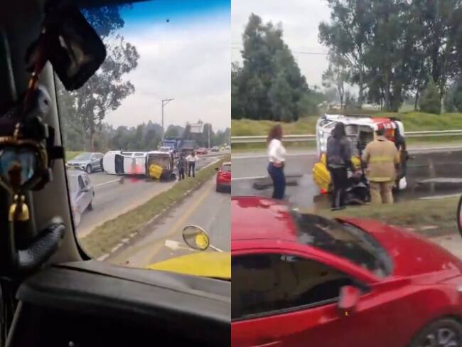Grave accidente en la vía Zipaquirá-Ubaté deja una persona muerta y tres heridas
