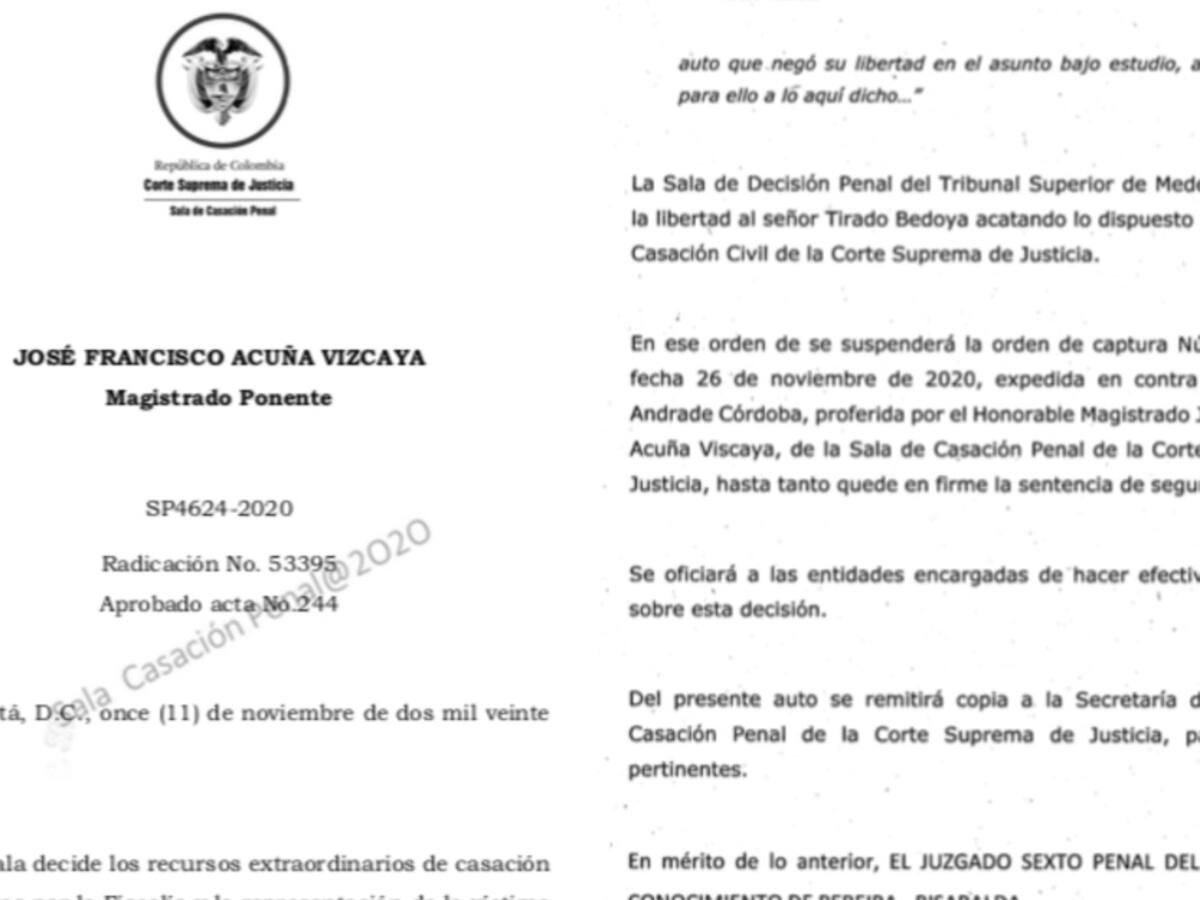 Juez de menor categoría suspendió orden de captura emitida por la Corte