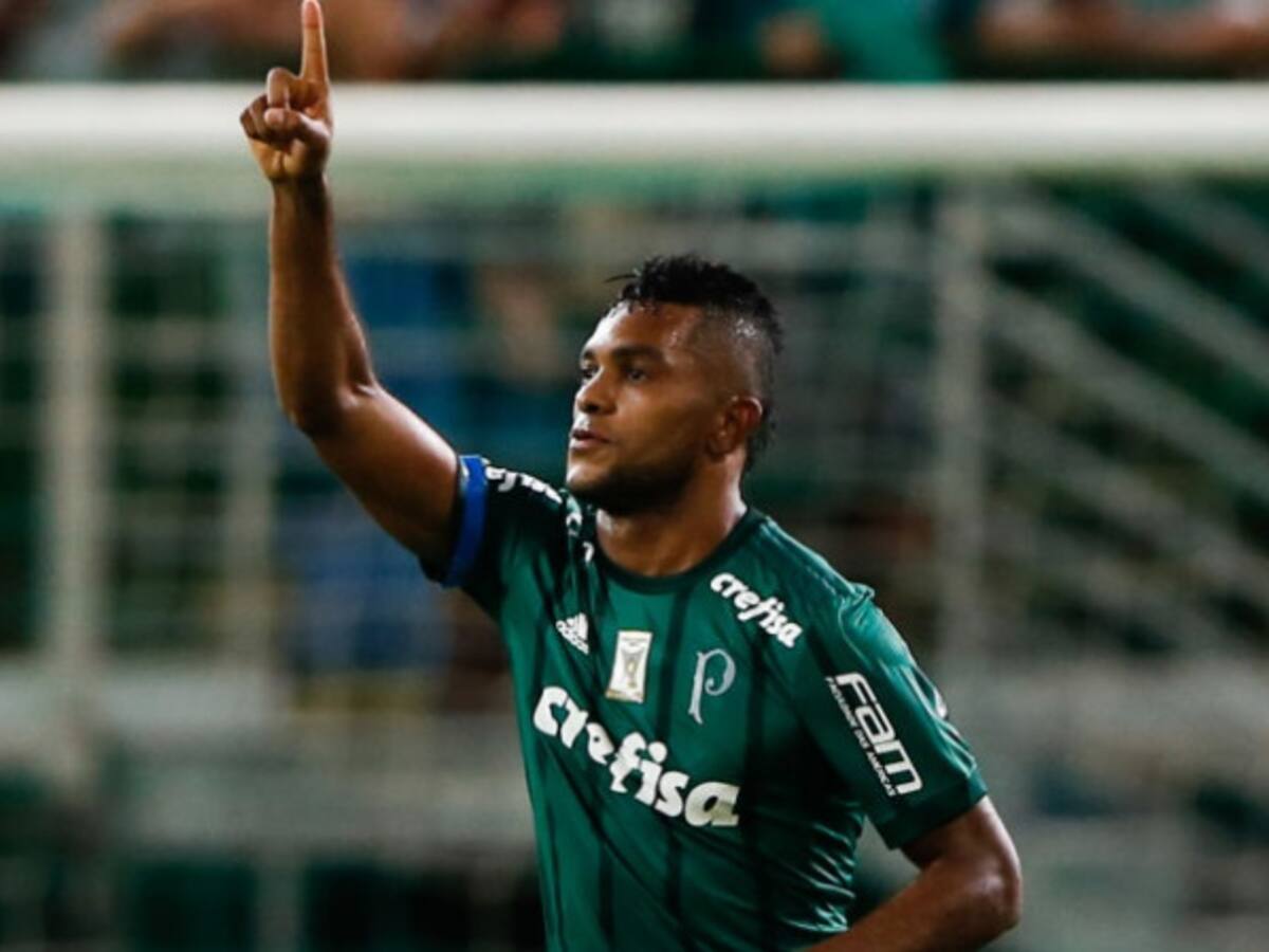 Borja anotó en la victoria del Palmeiras ante el Santos por el Paulista