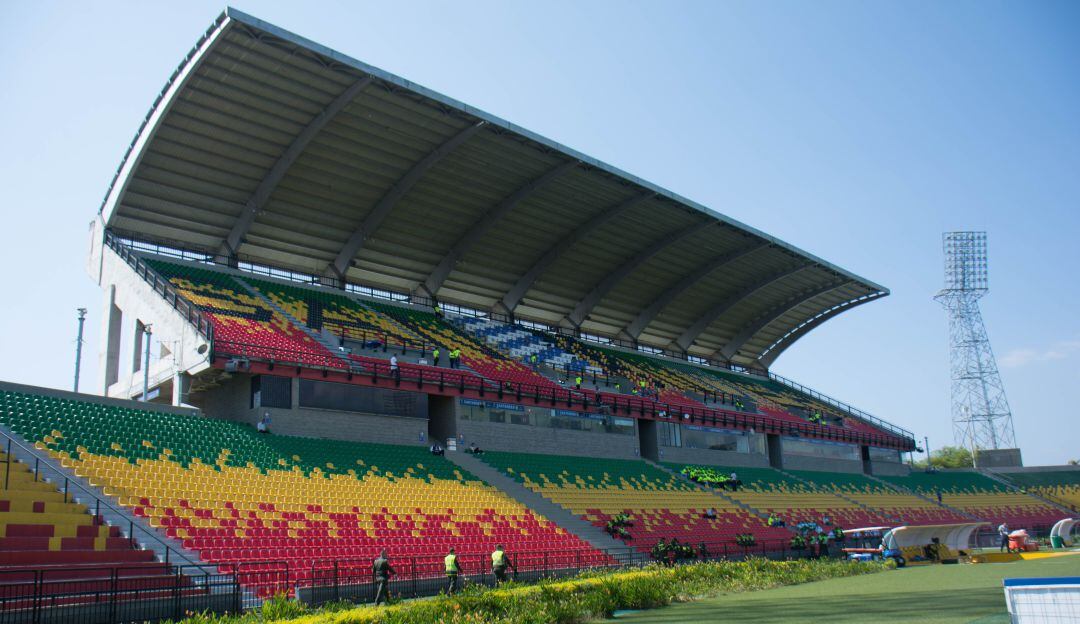 Jornada de vacunación en el estadio Alfonso López