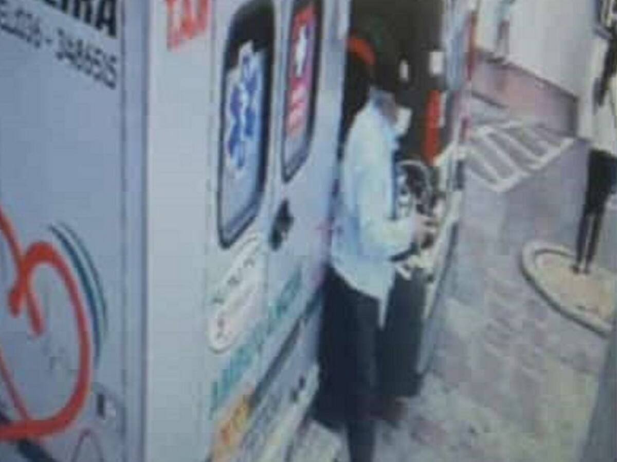 Adulto mayor habría hurtado equipo médico de ambulancia en Armenia