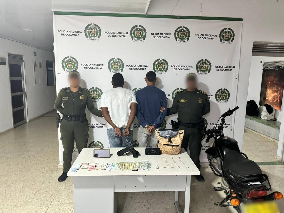 ‘Guillermito’ y ‘Joselito’, capturados por robar artículos de alto valor a una mujer en Cartagena