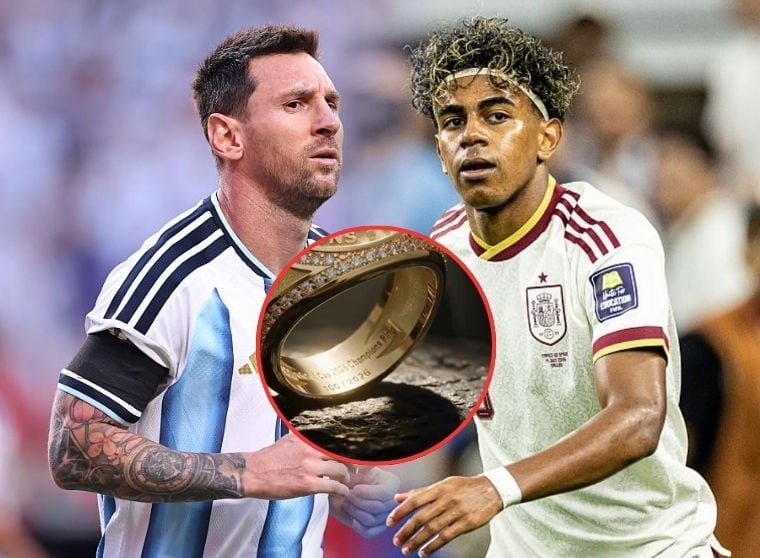 Lionel Messi y Lamine Yamal / Composición: Caracol Radio