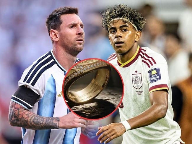 Lionel Messi y Lamine Yamal / Composición: Caracol Radio