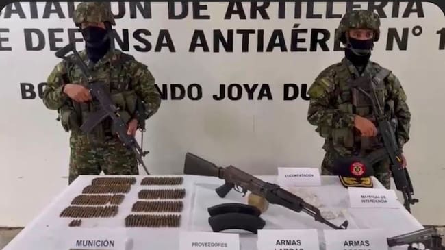 El Ejército Nacional recuperó y atendió a un menor que había sido reclutado por el ELN. Foto: Ejército Nacional.