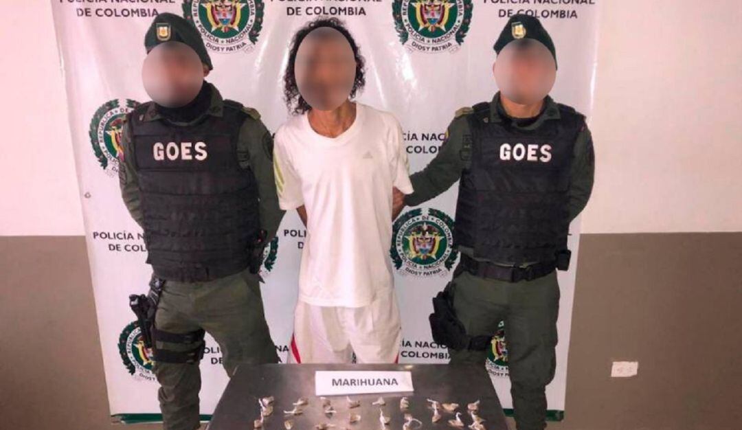 Uniformados incautaron más de 500 dosis de estupefacientes entre marihuana, cocaína y bazuco