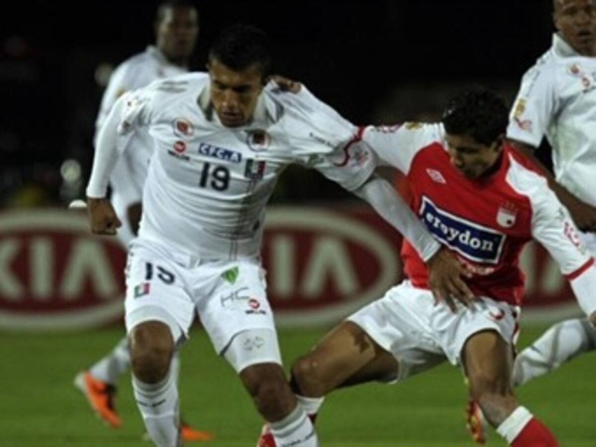 Santa fe anota al minuto 50 y empata al Once Caldas en la semifinal