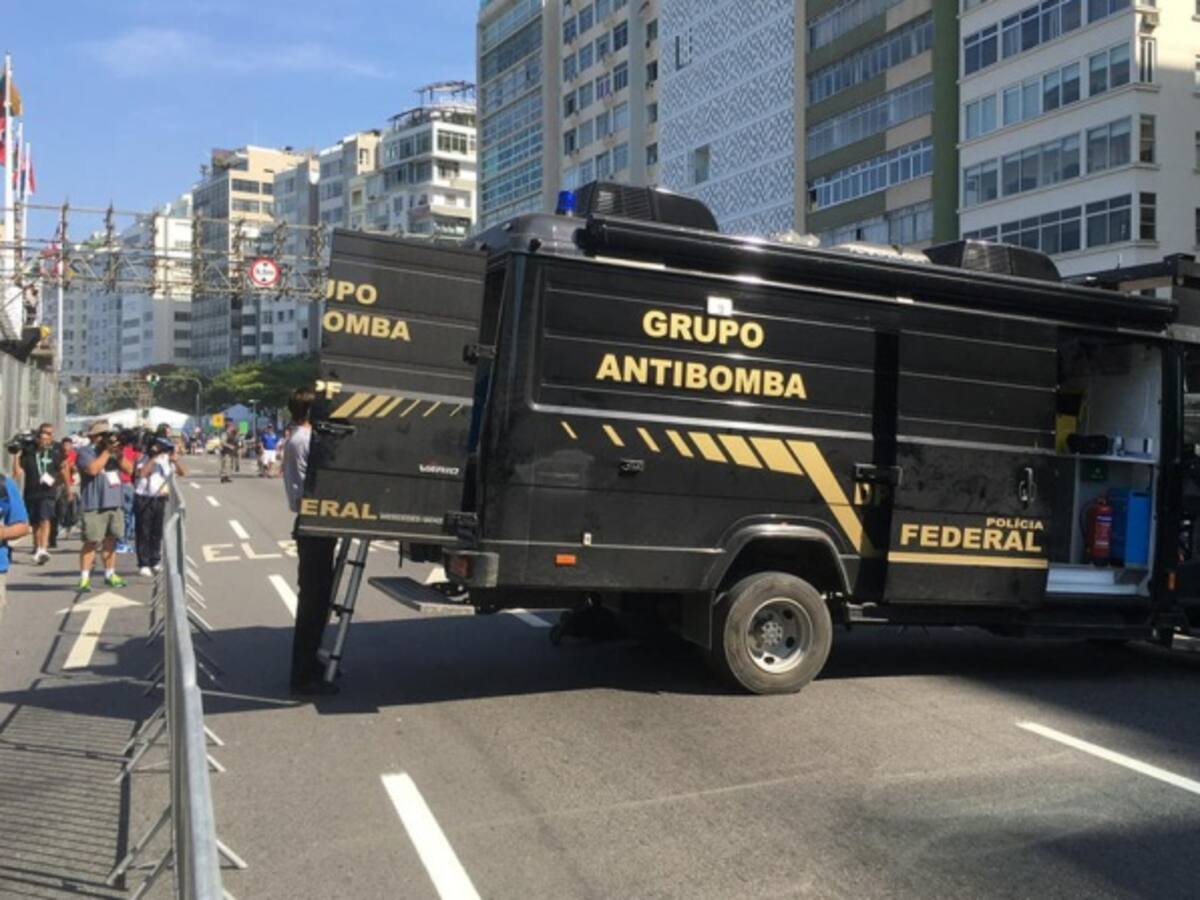 Explosión controlada en las inmediaciones de la carrera de ciclismo en los Juegos Olímpicos