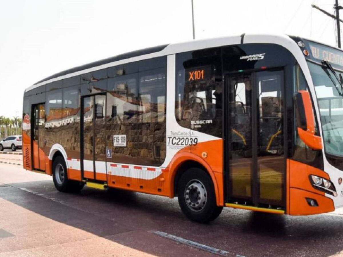 Transcaribe mejorará frecuencia de la ruta X101 en Cartagena