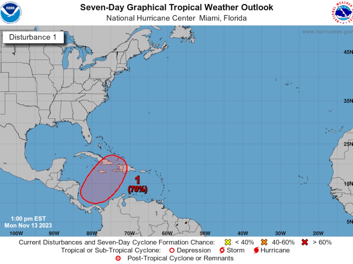 IDEAM advierte lluvias en Cartagena y el Caribe en las próximas 72 horas