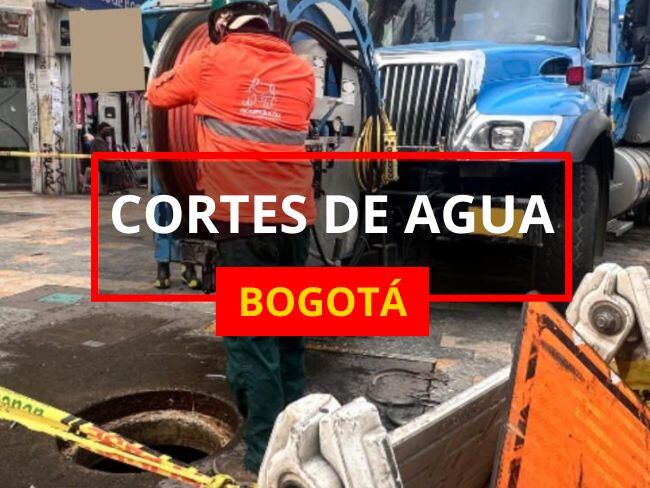 ¡Prográmese! Cortes de agua en Bogotá del 24 al 27 de junio: más de 30 barrios con suspensión
